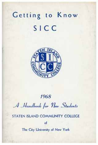 Getting to Know SICC, 1968