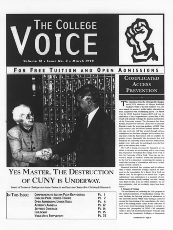 The College Voice, 1998, No. 139