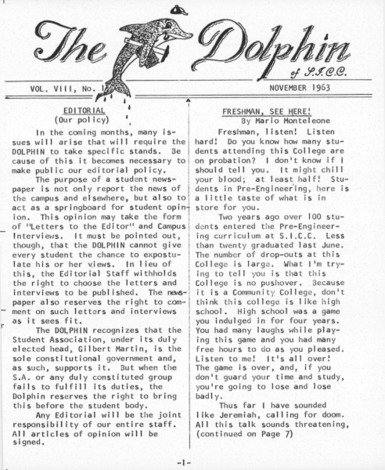 The Dolphin, 1963, No.  33