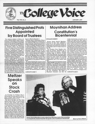 The College Voice, 1987, No. 75