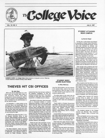 The College Voice, 1987, No. 81