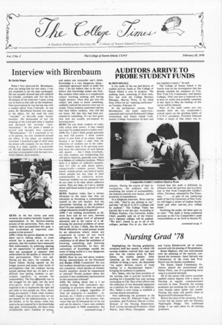 The College Times, 1978, No. 13