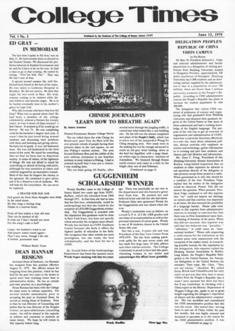 The College Times, 1979, No. 26