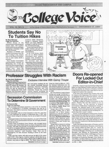 The College Voice, 1990, No. 100