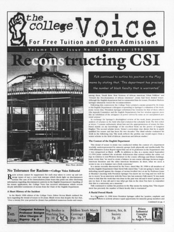 The College Voice, 1998, No. 142