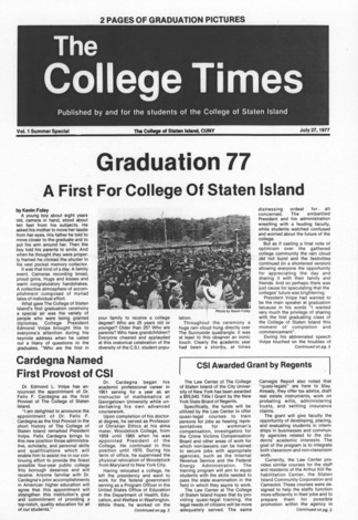 The College Times, 1977, No. 5