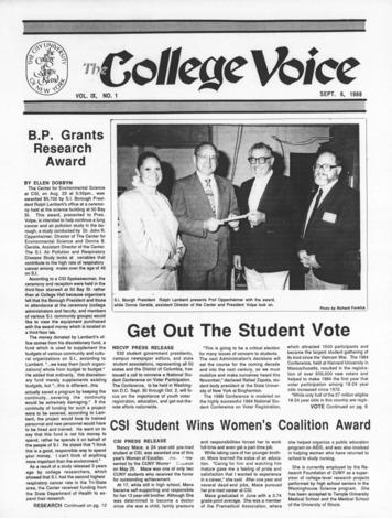The College Voice, 1988, No. 93