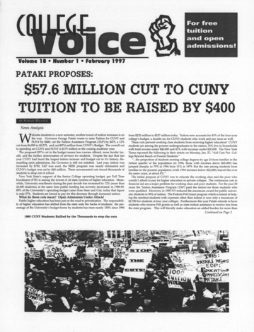 The College Voice, 1997, No. 135