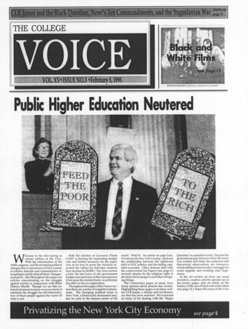 The College Voice, 1995, No. 124
