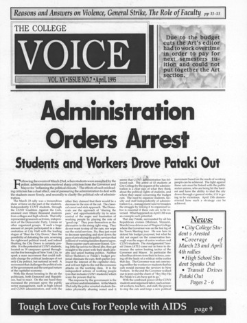 The College Voice, 1995, No. 126