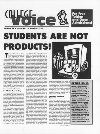 The College Voice, 1997, No. 138