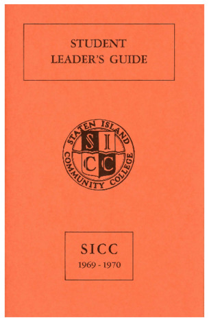 Student Leader's Guide: SICC 1969-1970