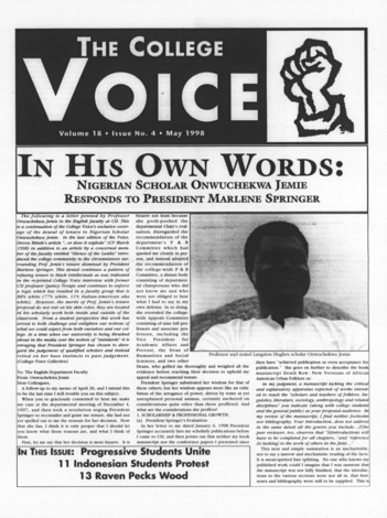 The College Voice, 1998, No. 140