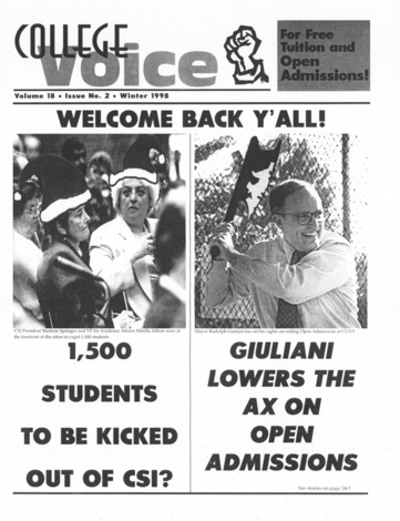 The College Voice, 1998, No. 144