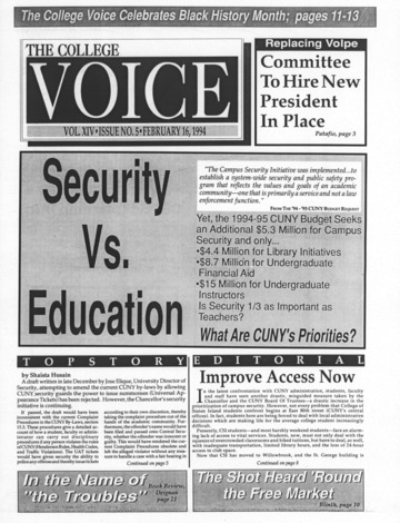 The College Voice, 1994, No. 117