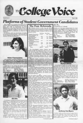 The College Voice, 1982, No. 19
